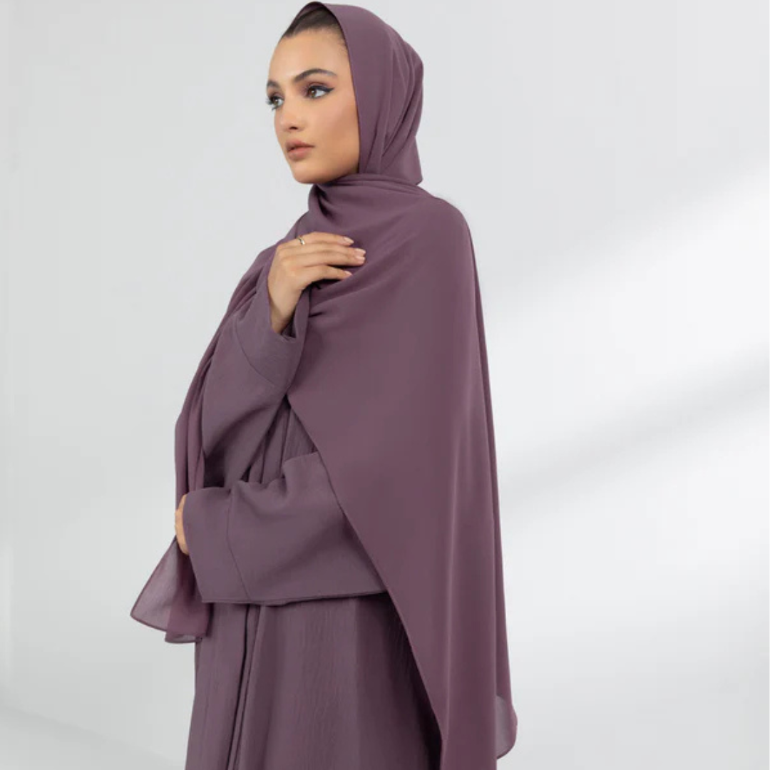 Wrap Around Abaya Set001